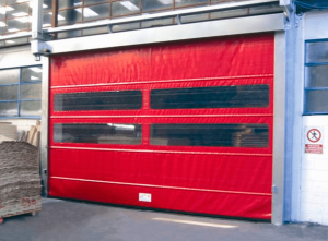 Puerta rápida de lona